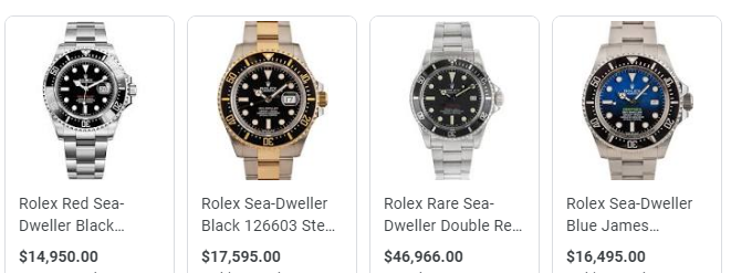  fake Rolex Sea-Dweller watches
