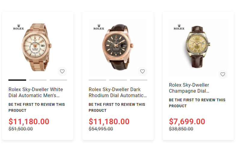 replica Rolex Sky-Dweller watches